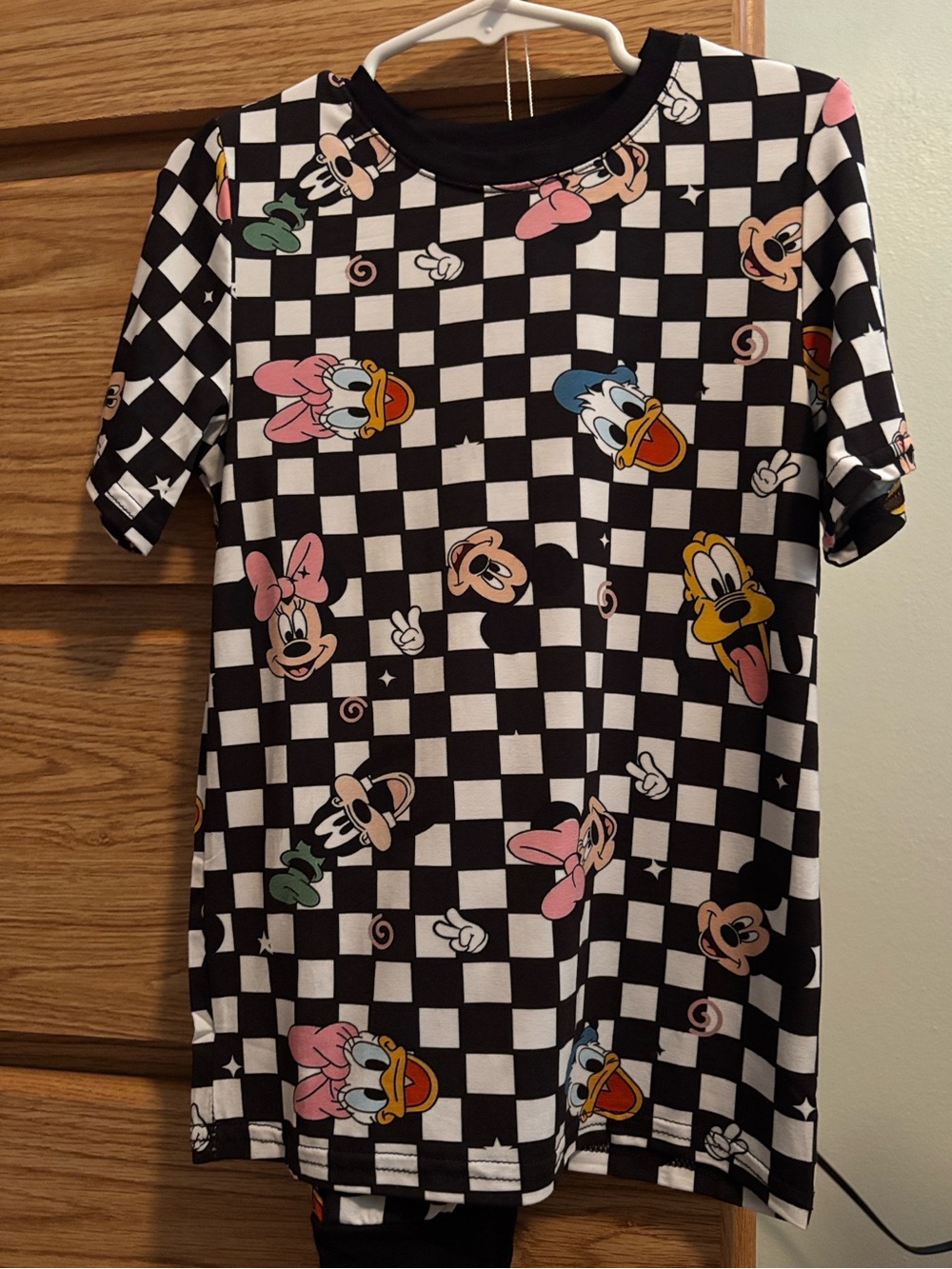 Disney Checkerboard Character Pjs Set